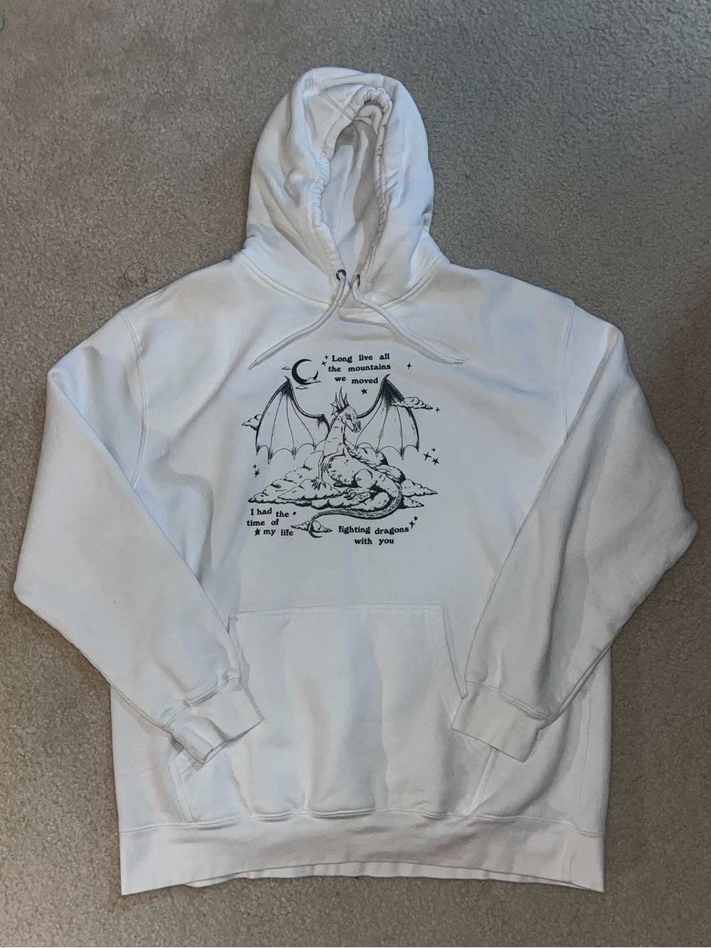 Speak Now Taylor Swift Offical Merch White Hoodie